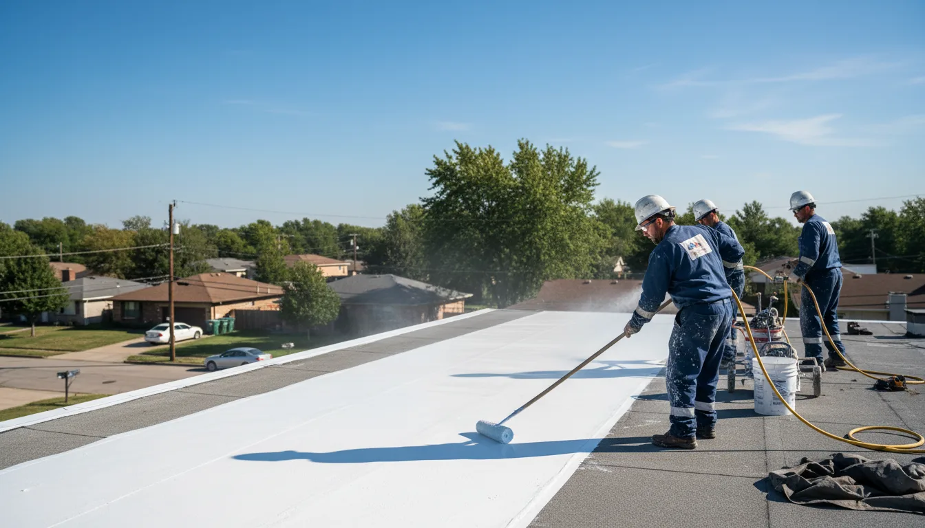 Commercial roof coating in Roslindale, MA near me